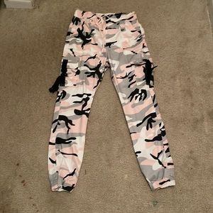Camo pink pants